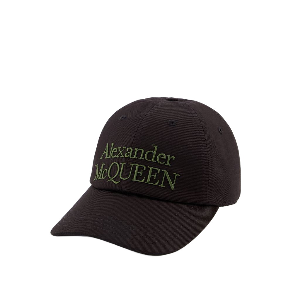 Alexander Mcqueen Alexander Mc Queen Mc Queen Graffiti Cap In Black