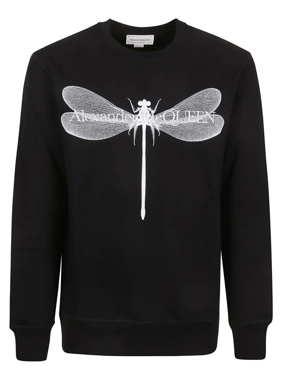 Shop Alexander Mcqueen Pure Cotton Sweatshirt In Black