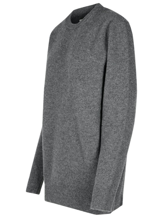 Maison Margiela Wool Sweater 'over' Crew Neck In Grey