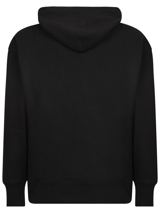 Shop Msgm Black Hoodie Sweater