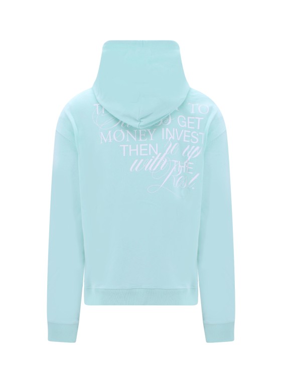 Shop Ih Nom Uh Nit Cotton Sweatshirt With Printed Front Logo In Blue