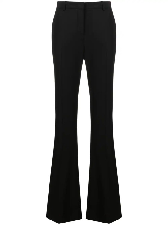 Shop Versace Black Flared Pants