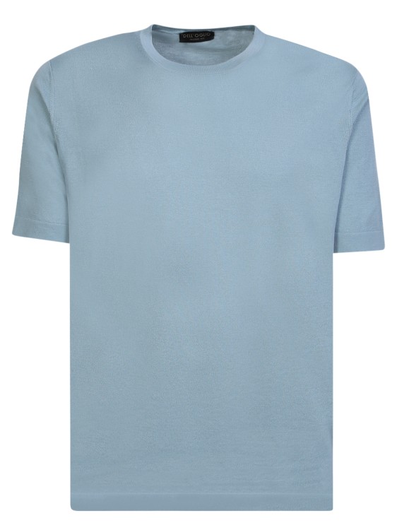 Dell'oglio Light Blue Cotton T-shirt