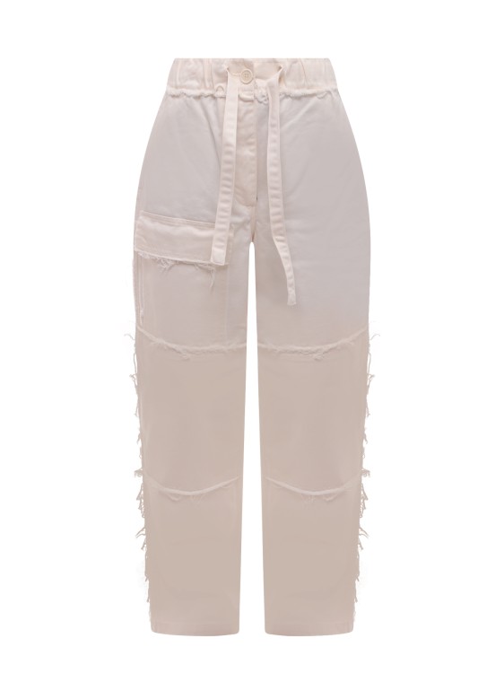 Shop Dries Van Noten Cotton Cargo Trouser In Pink