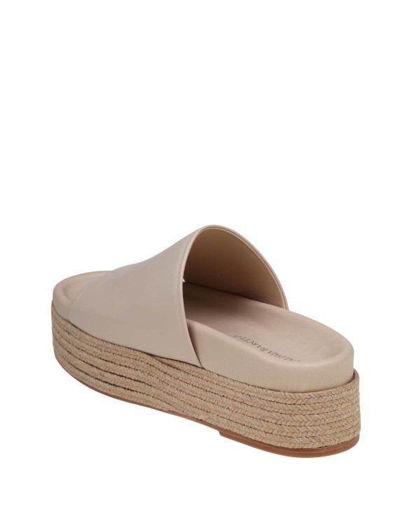 Shop Paloma Barceló Merve Mules In Ivory Leather In Neutrals