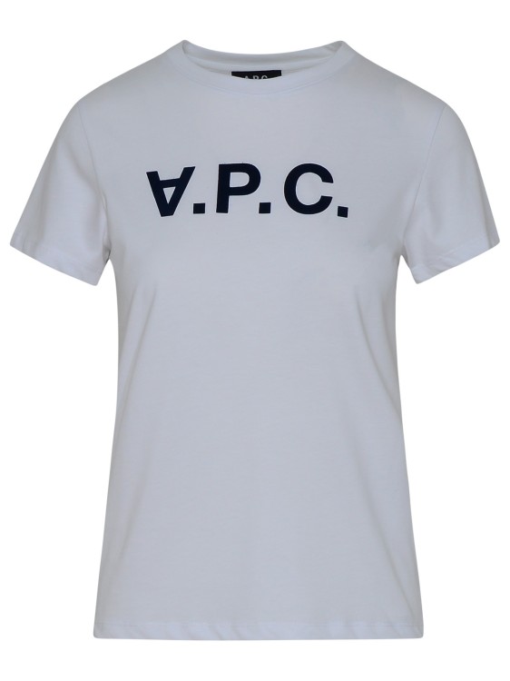 Shop Apc Vpc Maxi White Logo T-shirt