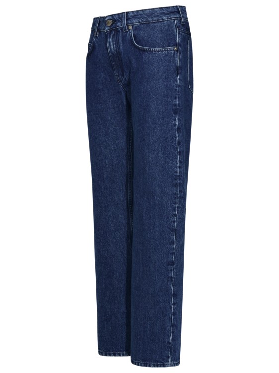 Shop Off-white 90s' Blue Cotton Jeans