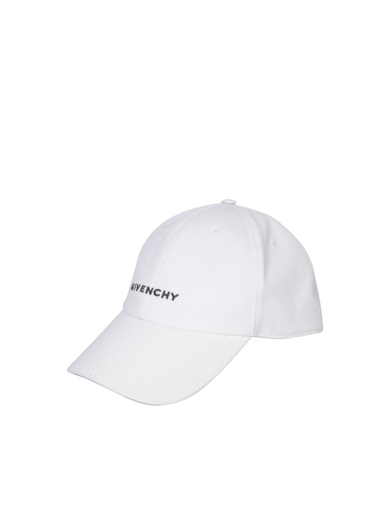 Givenchy Embroidered Front Logo White Baseball Cap