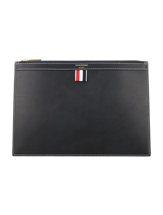Thom Browne Document Holder Small In Black