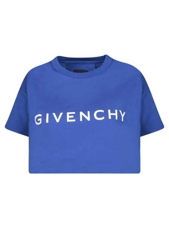 Givenchy Cotton T-shirt In Blue