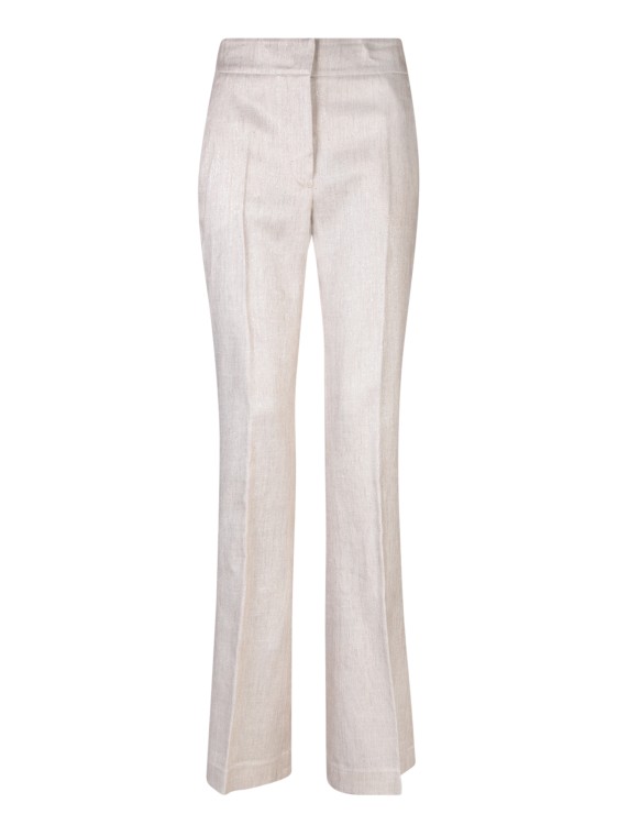 Shop Genny Tailored Cut Trousers In White