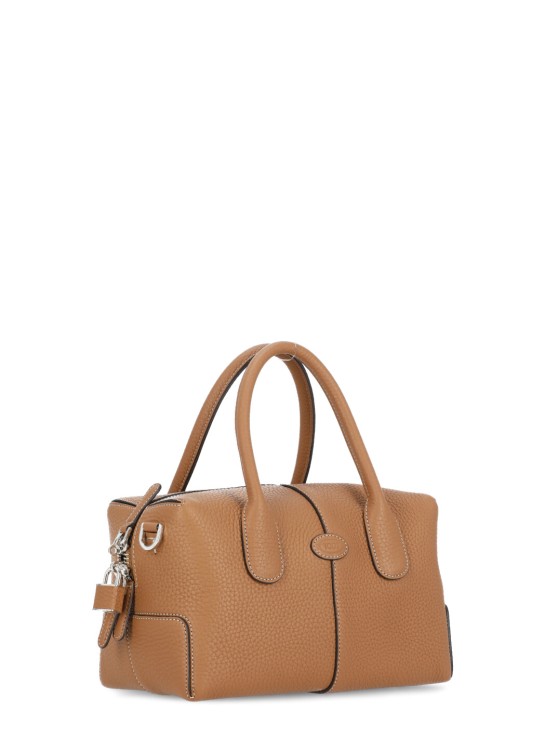 Shop Tod's Di Bag Bauletto Shoulder Bag In Brown