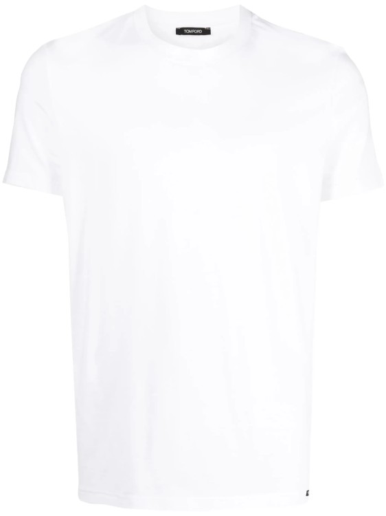 Shop Tom Ford White Jersey T-shirt