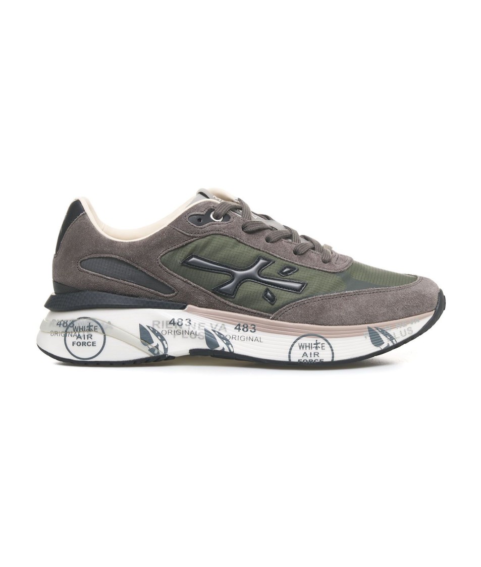 Shop Premiata Moerun Sneakers In Grey