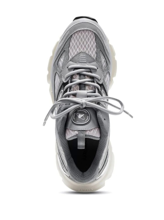 Shop Axel Arigato Marathon Panelled Sneakers In Grey