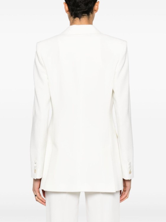 Shop Max Mara Single Breasted Blazer In White