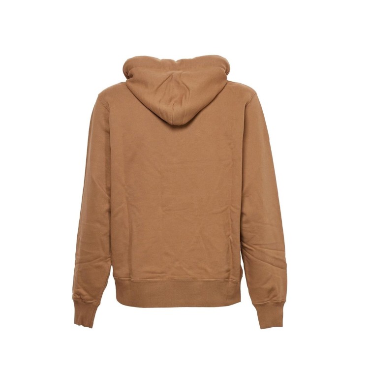 Shop Ambush Logo Hooded Sweatshirt In Brown