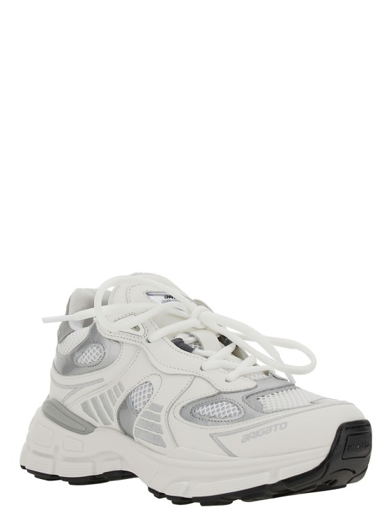 Shop Axel Arigato Marathon Ghost Runner' White Low Top Sneakers