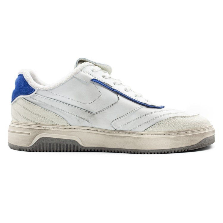 Pantofola D'oro Multicolor Distressed-effect Sneakers In White