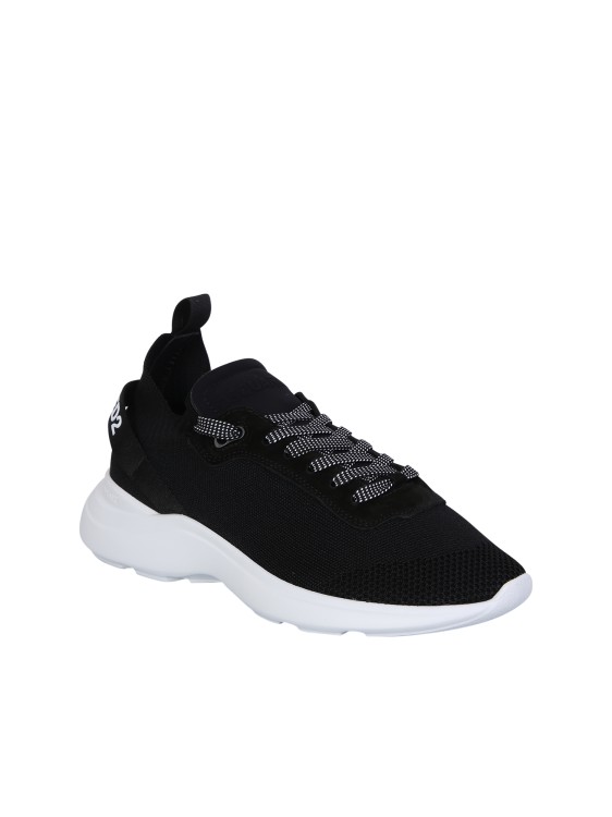 Shop Dsquared2 Black Fly Low Sneakers