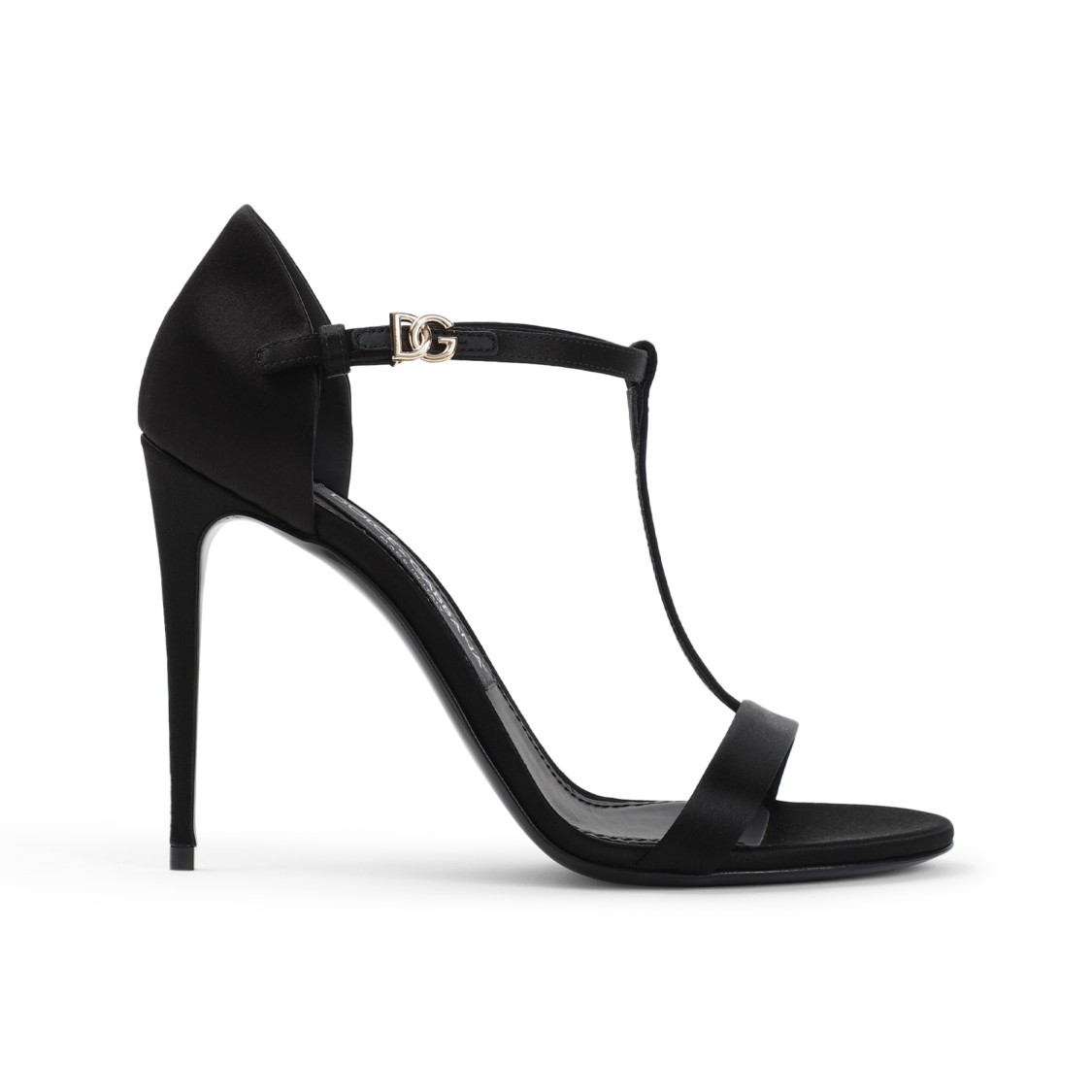 Dolce & Gabbana Woman Sandals Black Size 7.5 Textile Fibers In Black