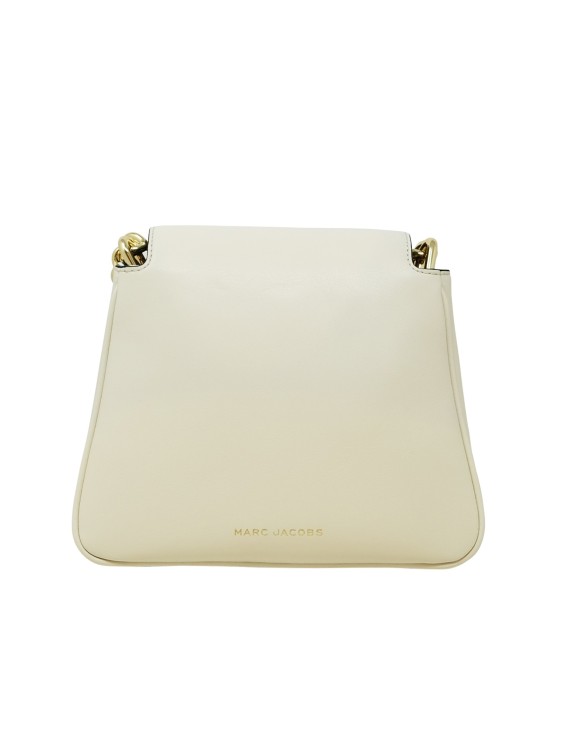Shop Marc Jacobs White Leather The Mini Chain Satchel Bag