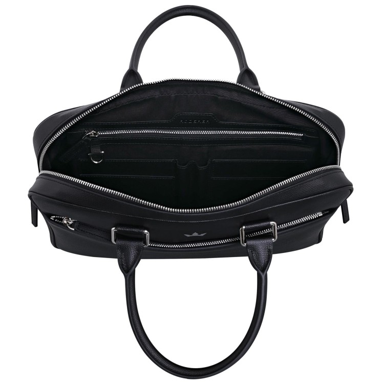 Shop Roderer Award Briefcase - Italian Leather Black