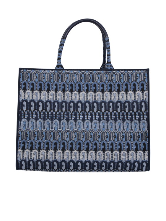 Furla Opportunity Jacquard Bag In Blue