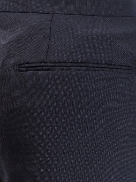 Shop Lardini Wool And Mohair Trouser In Black