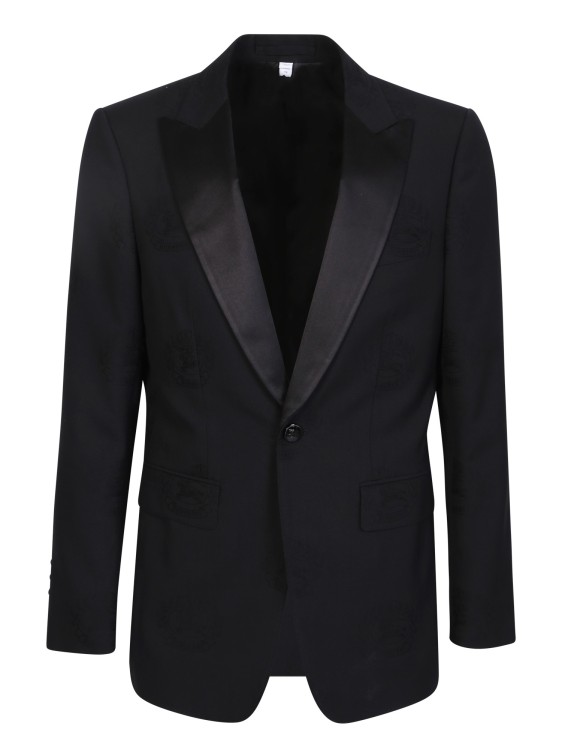 Burberry Tailored Tuxedo Jacket In Neutrals