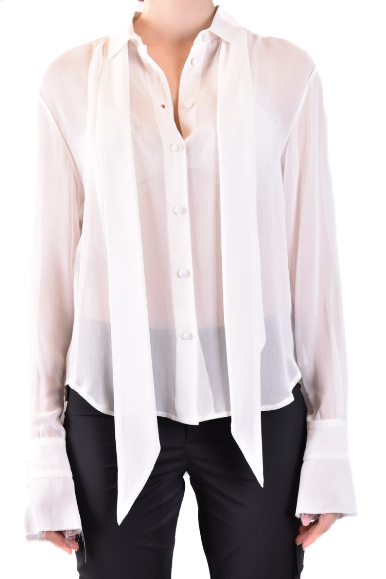 Philosophy Di Lorenzo Serafini Raw-edge Long-sleeve Shirt In Purple