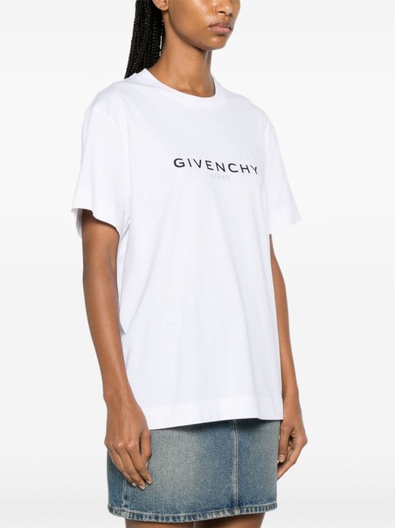 Shop Givenchy White Cotton Jersey T-shirt