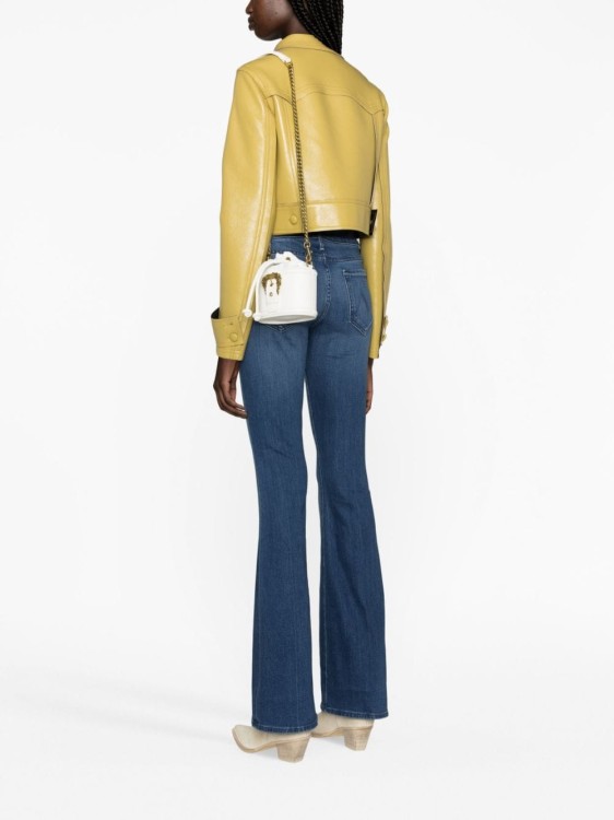 Shop Versace Jeans Couture White Bucket Bag