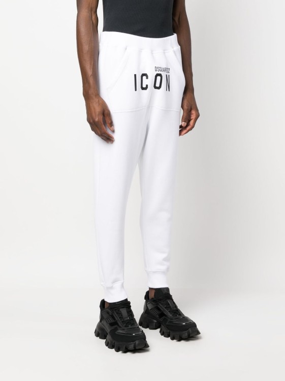 Shop Dsquared2 Logo-print Detail Track Pants In White