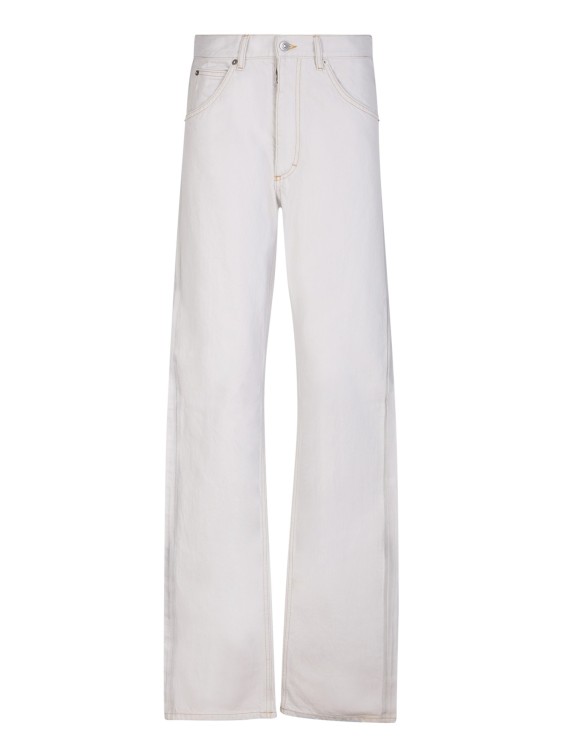 Shop Maison Margiela White Jeans