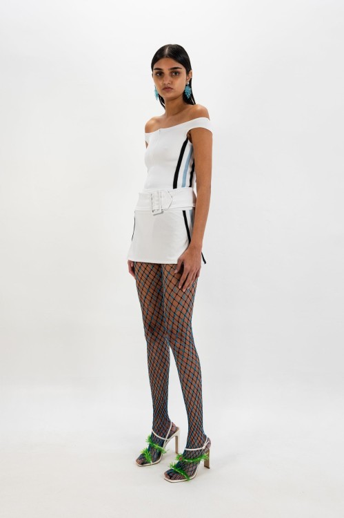 Shop Maisie Wilen Magnet Skirt In White