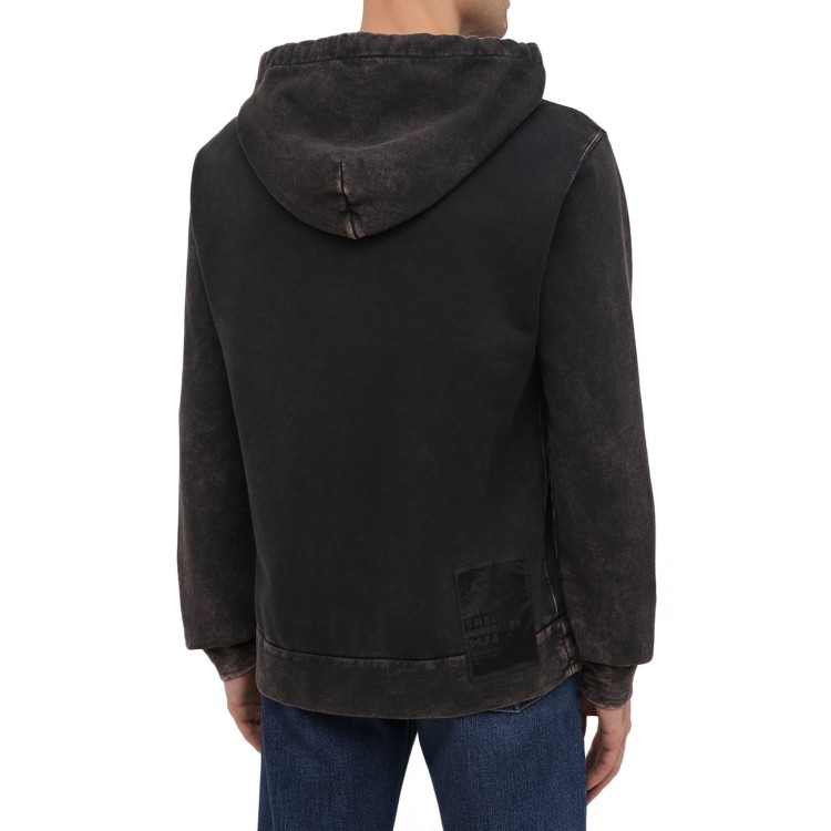 Shop Dolce & Gabbana Logo Hooded Sweatshirt In Black