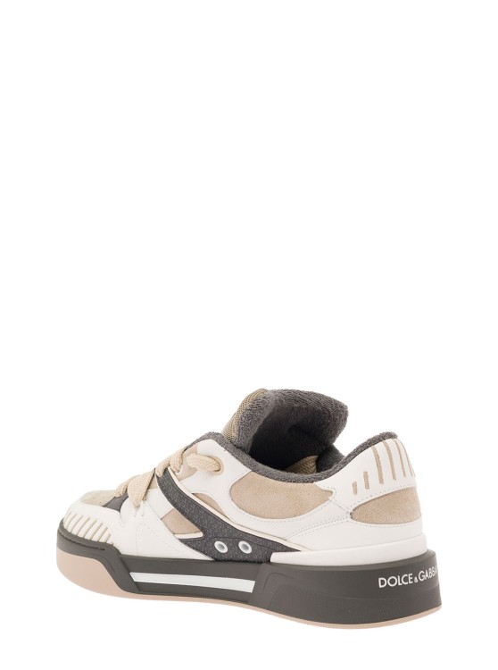 Shop Dolce & Gabbana 'new Roma' Multicolor Sneakers In White
