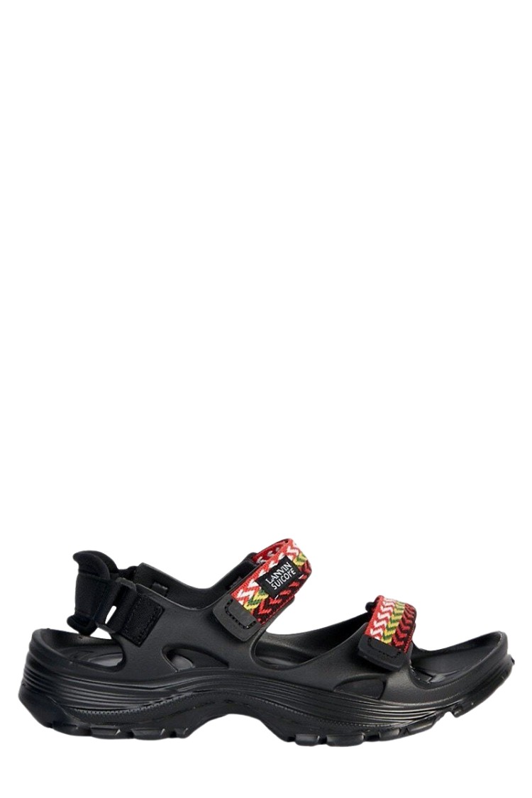 Suicoke X Lanvin Man Sandals Black Size 9 Eva (ethylene - Vinyl - Acetate) In Black