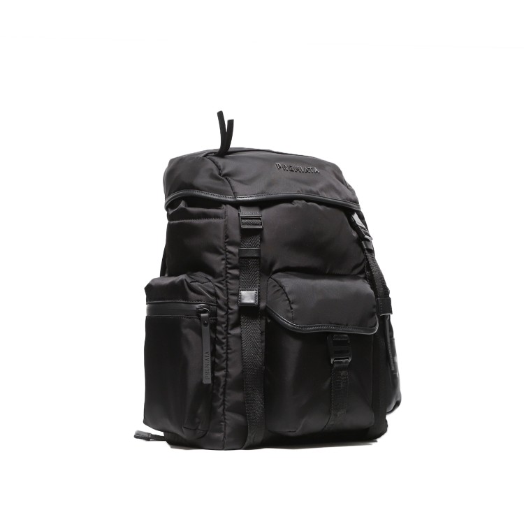 Shop Premiata Backpack In Black Waterproof Technical Fabric