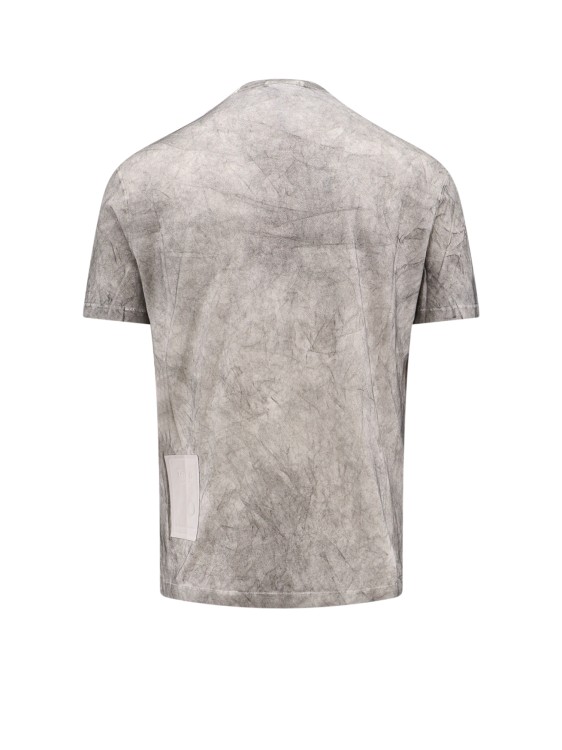 Shop Ten C Cotton T-shirt With Dyed Effect In Neutrals