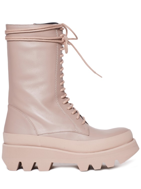 Paloma Barceló Tied Ankle Boots In Pink