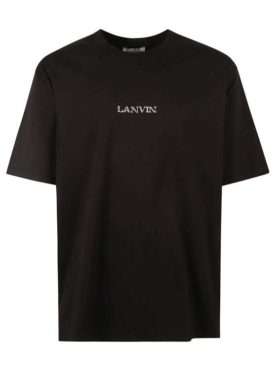 Shop Lanvin Black Crew Neck T-shirt
