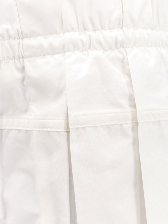 Shop Jil Sander Wide Leg Organic Cotton Trouser In White