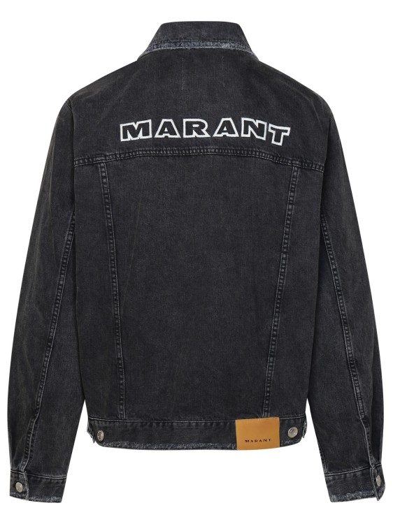 Shop Isabel Marant Jango Jeans Jacket In Black