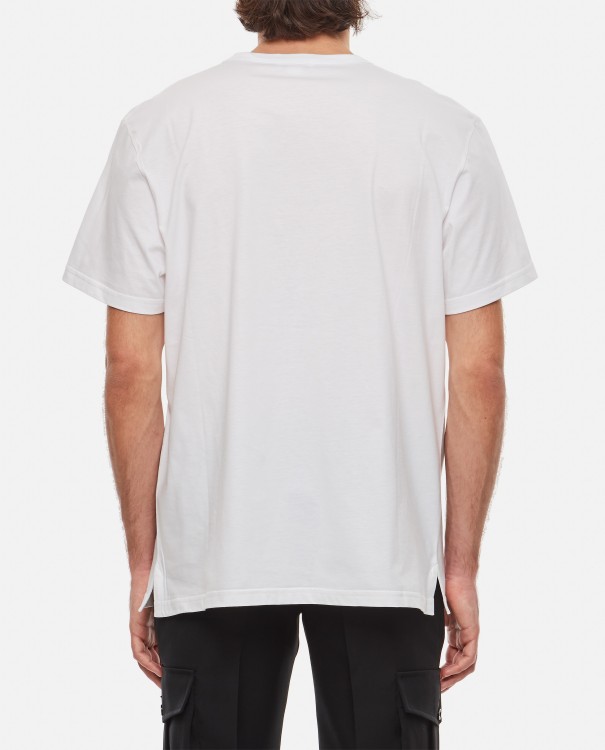 Alexander Mcqueen Skull Print Crewneck T-shirt In White