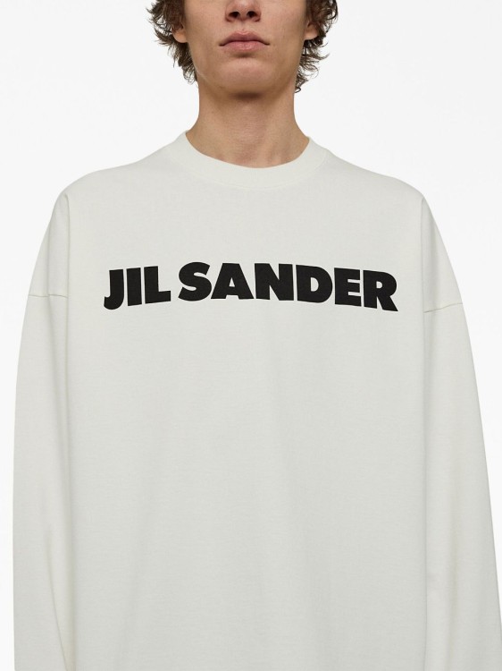 Shop Jil Sander Long-sleeve T-shirt In White