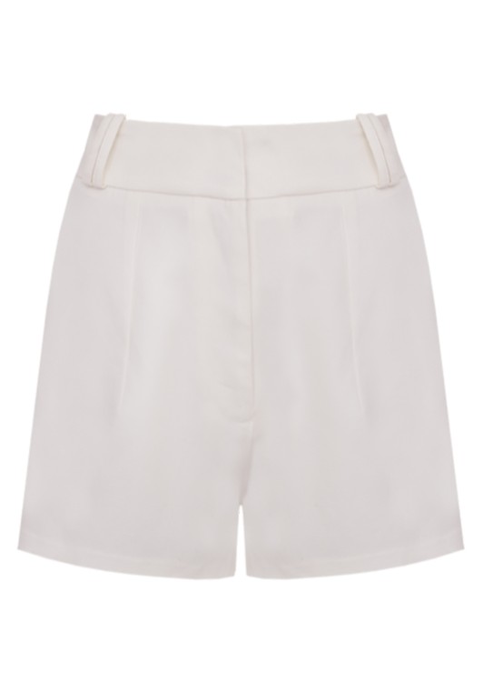 Aseer Pearl Shorts In White