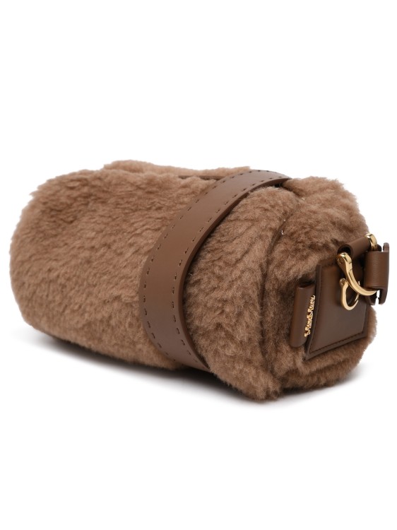 Shop Max Mara Small Teddyrolls Bag In Camel Teddy In Brown