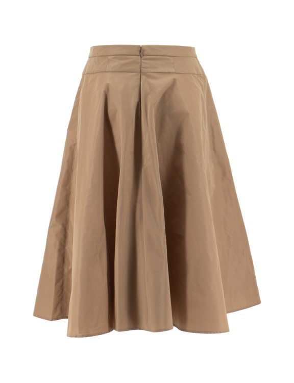Shop Aspesi Flared Skirt In Neutrals